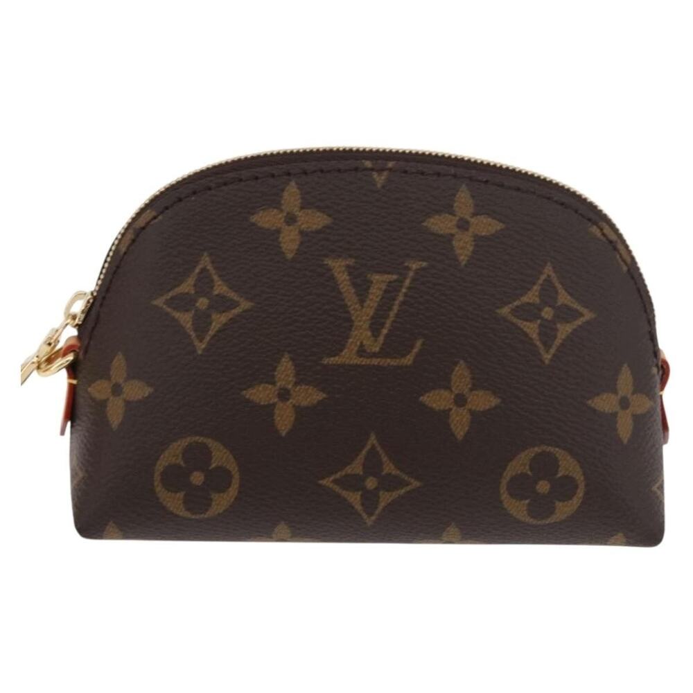 Louis Vuitton Monogram Cosmetic Purse Pouch Brown